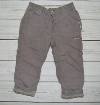 Infant Boys Sz 18m 86 KANZ My 1st Baby Pants Heather Gray Lined Elastic Waist - £6.38 GBP