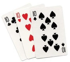 Three Card Monte -  Great Beginner&#39;s Magic! - 3 Card Monte - Easy To Do! - £2.31 GBP