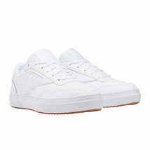 Reebok Ladies&#39; Size 9.5 Club MEMT Lace-Up Sneaker, White - £25.92 GBP