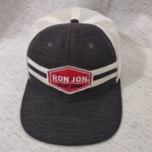 Ron Jon Surf Shop SnapBack Mesh Grey Red White Hat Ball Cap - $14.88