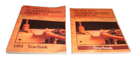 Popular Science 1991 Woodworking Projects Yearbook Set Of 2 Different Variations - $4.87