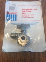 WATSCO ADJUSTABLE LINE TAP VALVE AP-2 NIB Ships N 24h - $32.65