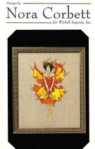 COMP&#39;TE XSTITCH MAT&#39;LS &quot;MISS GINKO NC254&quot; Autumn Pixies by Nora Corbett - $29.69