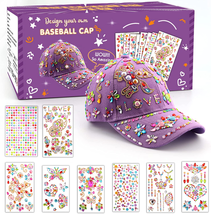 Gifts for Girls 4 5 6 7 8 9 10 12 Years Old-Decorate Your Own Baseball Cap with - £24.12 GBP