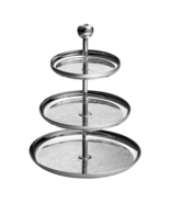 Jardin D&#39;Eden by Christofle France Silverplate 3 Tier Dessert Pastry Sta... - $2,487.81 CAD