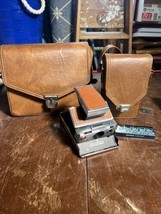 Polaroid SX-70 Instant Land Camera Brown untested Original Case &amp; Marsan... - £96.31 GBP