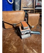 Polaroid SX-70 Instant Land Camera Brown untested Original Case &amp; Marsan... - £95.35 GBP