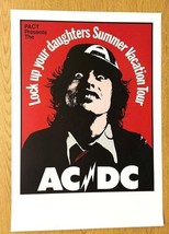 AC/DC LOCK UP YOUR DAUGHTERS SUMMER VACATION TOUR 18 X 12" POSTER New - £21.82 GBP
