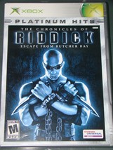 Xbox Platinum Hits  The Chronicles Of Riddick Escape From Butcher Bay (Complete) - $15.00