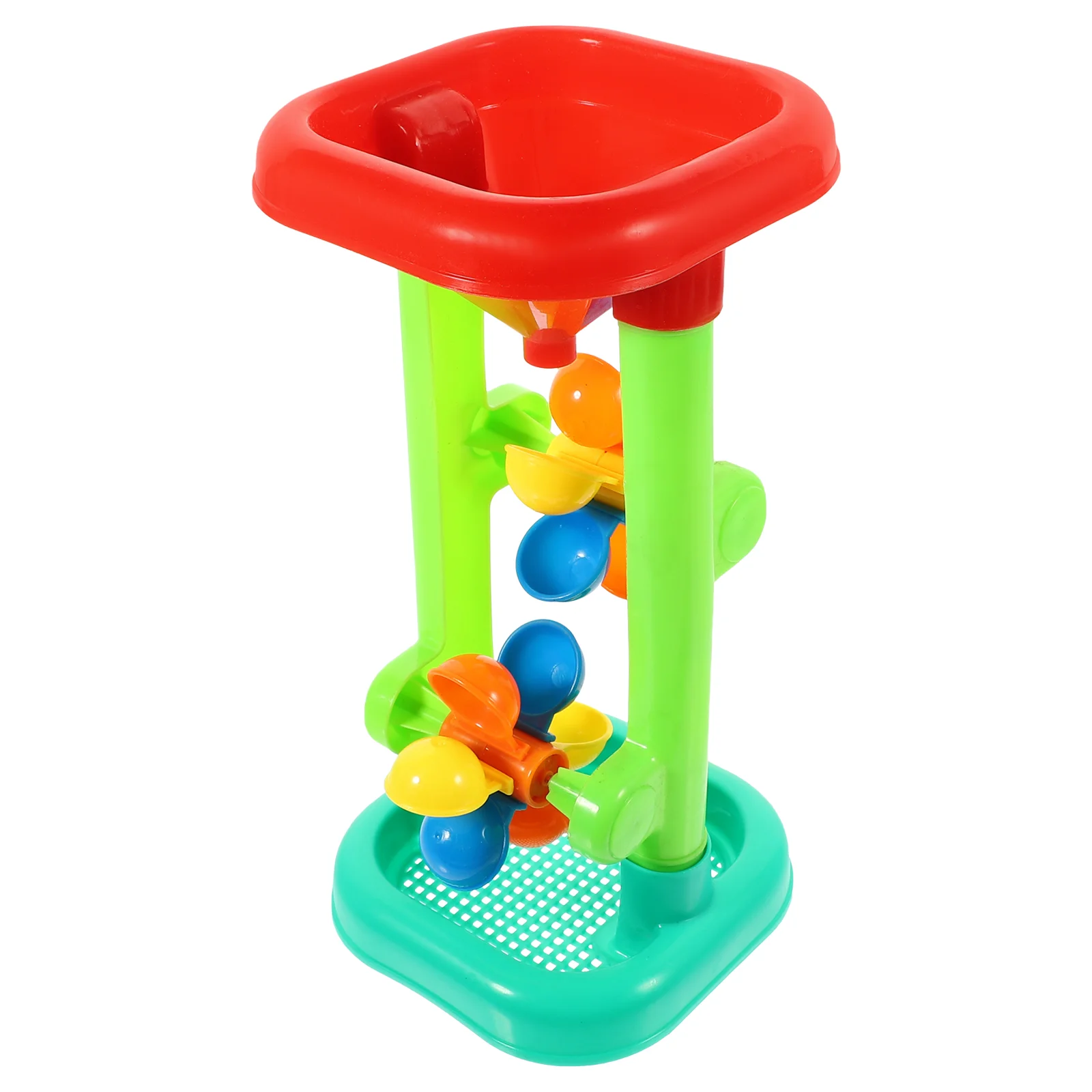 Hourglass Beach Toys Kids Water Sand Wheel Table Windmill Cassia Plastic Toddler - £12.10 GBP