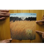 Blanc Lion Affiche Plat 2 Deux Face Grand Jeu - $26.99