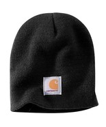 Carhartt A205BLK Men&#39;s One Size Acrylic Knit Beanie Winter Hat, Black - £26.97 GBP