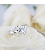 1.65Ct Round Cut White Diamond 925 Sterling Silver Solitaire Engagement ... - $92.00