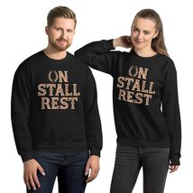 On Stall Rest Funny Retro Get Well Horse Unisex Sweatshirt, Cowboy Inspired Ranc - $33.65+