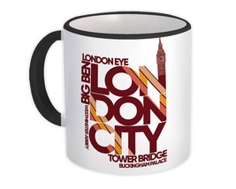 London Eye Tower Bridge : Gift Mug Big Ben Buckingham Palace England UK Souvenir - £12.70 GBP