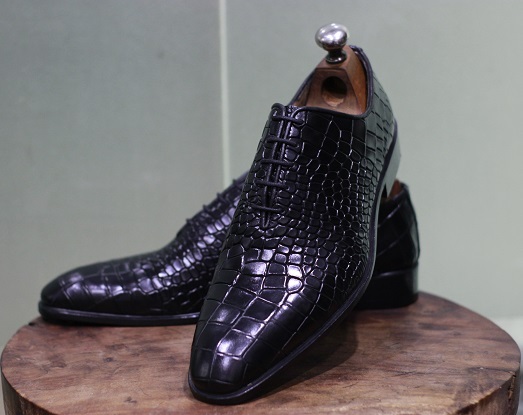 Men's Handmade Leather Shoes Black Crocodile and 50 similar items Men's Handmade Leather Shoes Black Crocodile and 50 similar items