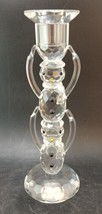 Lenox Snowman Crystal Candlestick Holder, Mint - $28.71