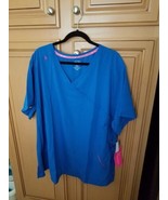 Koi Lite 316 Philosophy by Kathy Robinson Royal Blue Top Size 5XL - $33.95 CAD