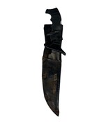 WY The Best Defense Fixed Knife w/ Sheath 440 Stainless Steel 10.25” China - $272.93 MXN
