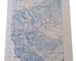 1936 Forks Quadrangle Clallum Co \Washington USGS Army Corps Tactical Map - $36.10