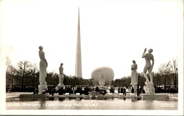 Vtg Postcard RPPC New York Worlds Fair - Constitutional Mall Statuary UNP - £5.93 GBP