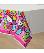 Hello Kitty Rainbow Plastic Table Cover Birthday Party Supplies 1 Per Pa... - £6.37 GBP