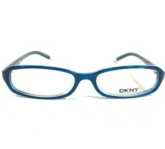 DKNY Eyeglasses Frames DY4551 3238 Clear Blue Round Oval Full Rim 52-15-135 - £37.20 GBP