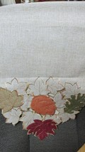 &quot;CUT WORK FALL LEAVES ON SHINY NATURAL BACKGROUND&quot;&quot; - TABLE RUNNER - £6.99 GBP