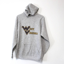 Vintage West Virginia University Mountaineers WVU Hooded Sweatshirt Large - £60.14 GBP