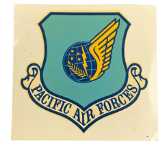 Vintage Original 1960&#39;s Pacific Air Forces Ken Nolan Sticker 4&quot; Decal - £12.35 GBP
