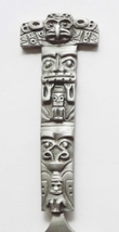 Collector Souvenir Spoon USA Alaska Ketchikan Totem Pole Figural Pewter - £11.70 GBP