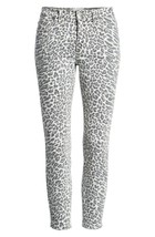 NWT CURRENT ELLIOTT 23 The Stiletto Warped Leopard Jeans skinny jeggings... - $89.00