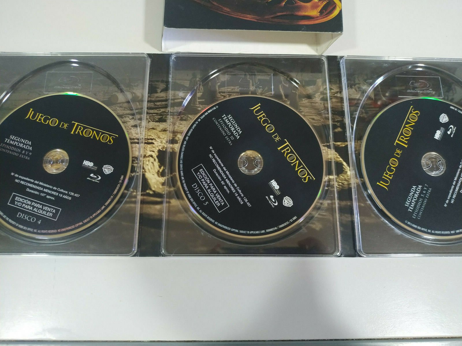 Juego de tronos Second Season 2 Complete - 5 X Blu-Ray Spanish English - 3T Item image 6