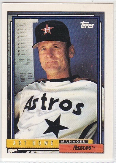 M) 1992 Topps Baseball Trading Card - Art Howe #729 - $1.97