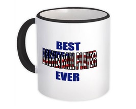 Best Basketball Player Ever : Gift Mug Usa Flag American Patriot Coworker Job - £12.91 GBP
