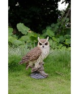 Long Eared Owl On Stump- Large-Garden Statue, Garden Decoration, Home Decor - £141.97 GBP