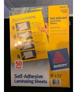 Lot Containing 2 Packs of 50 Ea. Avery Self-Adhesive Laminating Sheets 9... - $59.39