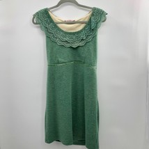 Young Essence Sweater Dress Womens M Used Lined Green - $15.84