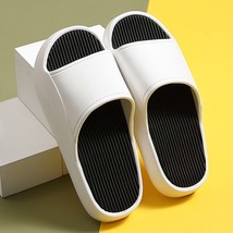 Women Outside Slippers Summer Runway Shoes Black White 44-45(fit 43-44) - £15.13 GBP
