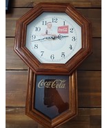 *Needs Repair* Vintage 1996 Coca-Cola School House Japan Movement Clock  - $44.54