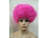 Pink Candy Clown Wig Super Frizzy Circus Cosplay Troll Sugar Plum Fairy ... - £11.73 GBP