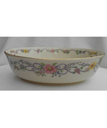 LENOX THE CONSTITUTION VEGETABLE BOWL SERVING OVAL 9 1/2&quot; 2001 FLOWERS GOLD - £24.42 GBP