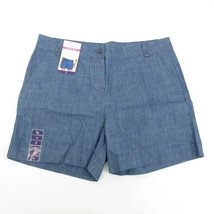 Isaac Mizrahi Women&#39;s Blue Tailored Shorts 16 NWT $50 - $12.35