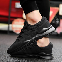 Couple Sneakers Women Shoes Breathable Walking Casual Mesh Shoes Plus Size 36-47 - £27.50 GBP