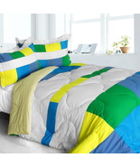 [Laura Dreamland] Quilted Patchwork Down Alternative Comforter Set (King... - £79.84 GBP