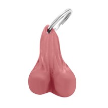 Universal Key Chain Keyring 2.5&quot; Small Plastic Pink Hanging Balls - $12.60