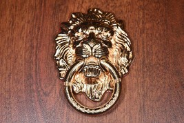 Die Cast Metal Alloy Lion Head Knocker Ring Holder for Mobiles (in Rose Gold) - £4.05 GBP
