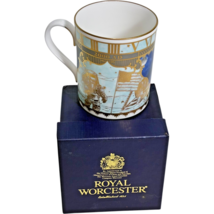 Royal Worcester Bone China Millennium Commemorative flight themed Mug NIB - $18.05