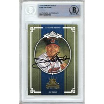 Jim Thome Cleveland Indians Auto 2005 Diamond Kings Card #266 Signed BAS Slab - £159.28 GBP