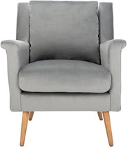 Safavieh Home Astrid Mid-Century Stone Velvet and Natural Arm Chair - £477.22 GBP